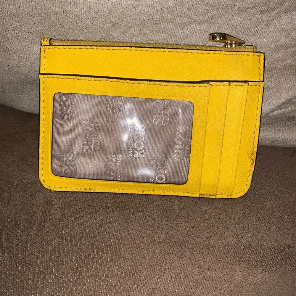 Michael Kors Sunflower Coin Pouch‎ with ID